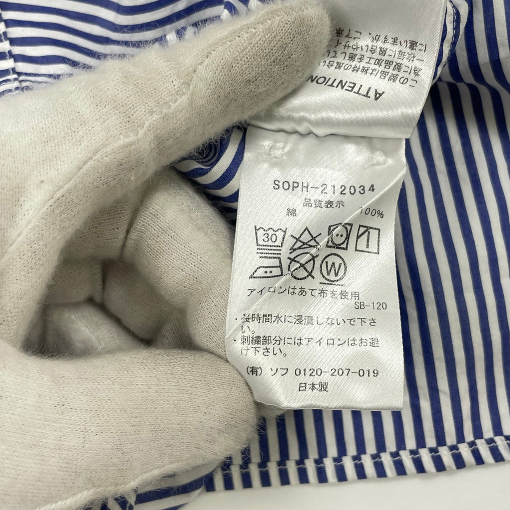 SOPHNET. / ALBINI BIG REGULAR COLLAR SHIRT 参考定価：29,000+tax SIZE:M