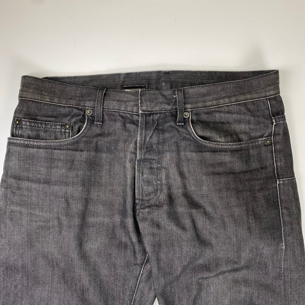 【09AW アーカイブ】 Dior HOMME ディオール オム / CDロゴプレート ブラック デニムパンツ クリス ヴァン アッシュ期 SIZE:W30