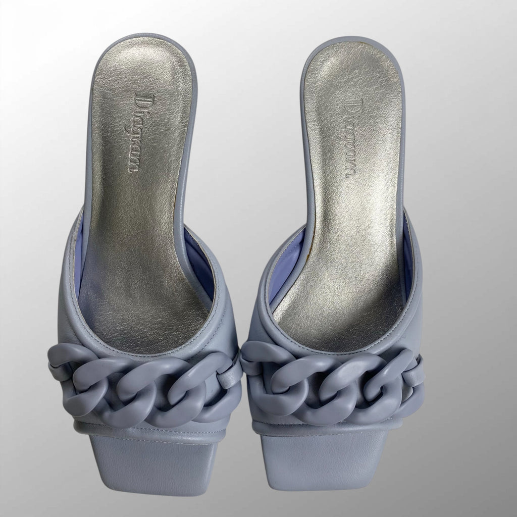 Diagram ダイアグラム / チェーンヒールサンダル 参考定価：28,000+tax SIZE:37（23.5cm）