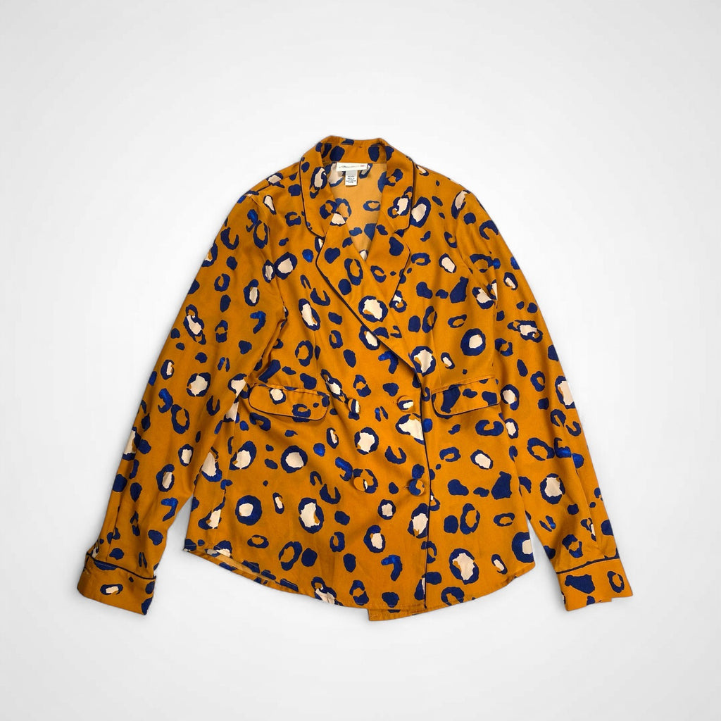 3.1 Phillip Lim スリーワン フィリップリム / アニマル柄パイピングジャケット パジャマシャツ SIZE：XS