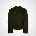 ARMANI COLLEZIONI アルマーニ コレッツォーニ / デザインコンパクトジャケット イタリア製 SIZE:40