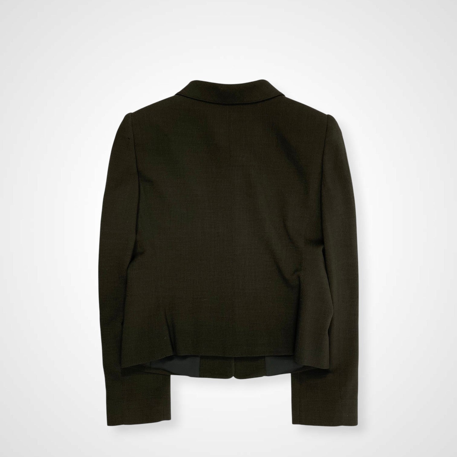 ARMANI COLLEZIONI アルマーニ コレッツォーニ / デザインコンパクトジャケット イタリア製 SIZE:40