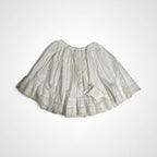 crinkle × slobe iena クリンクル クリンクル クリンクル × スローブイエナ / 2way embroideryミニスカート ホワイト タグ付 SIZE:FREE