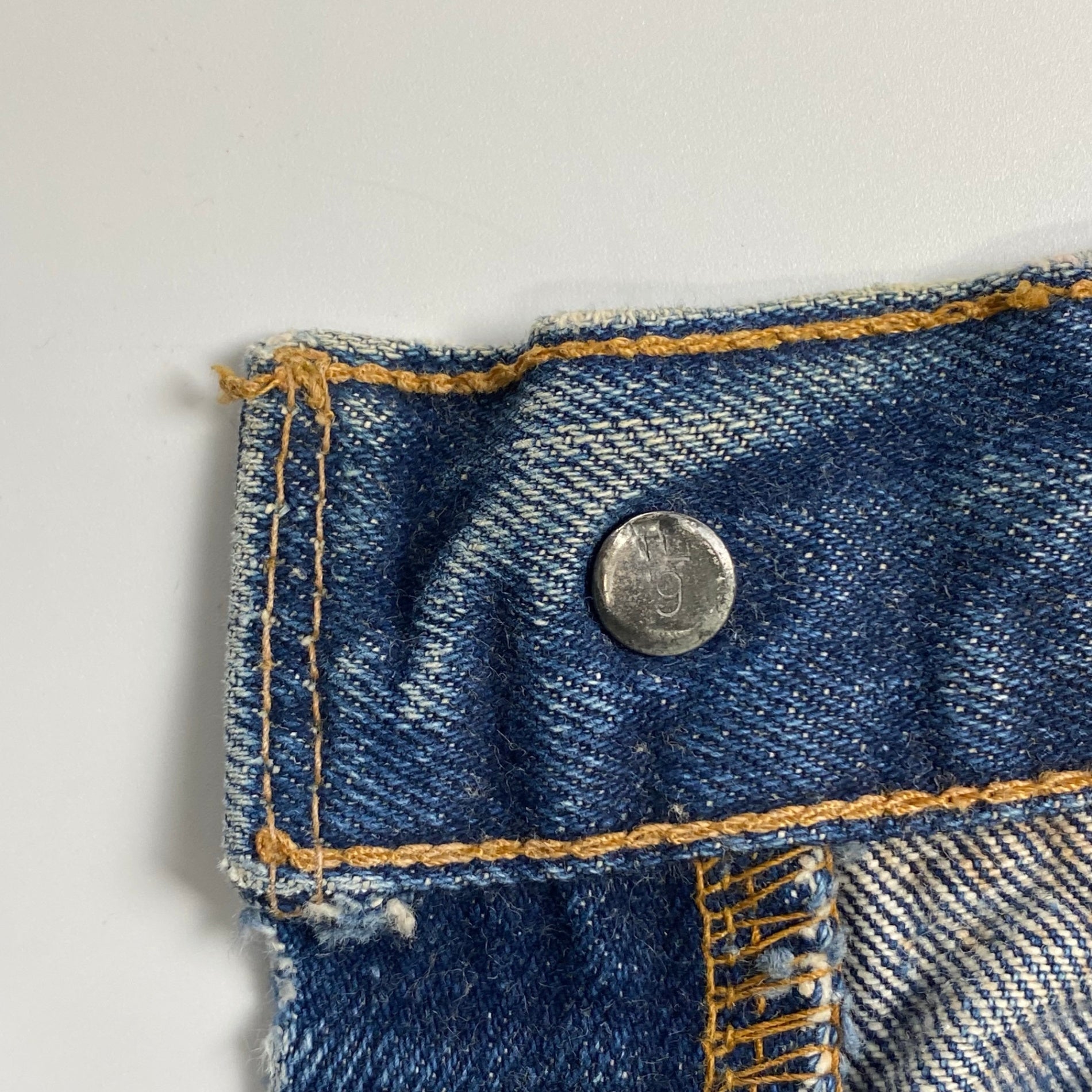 60s Levi's リーバイス / 501 BIG E カットオフ ハーフパンツ イエローステッチ 赤耳 SIZE：W79