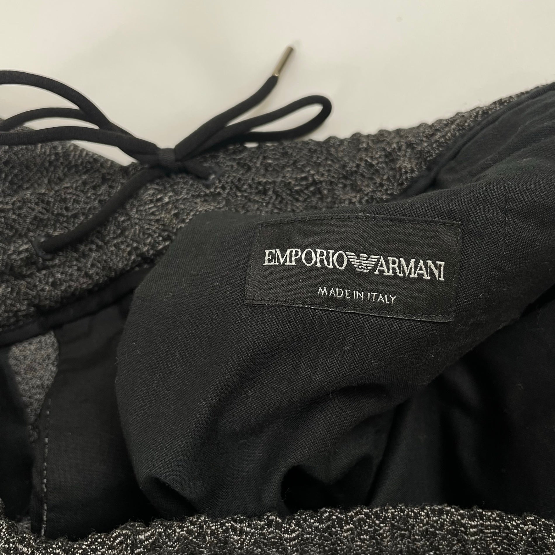 EMPORIO ARMANI / ジャガード織イージーパンツ 参考定価：50,000程度 SIZE:44