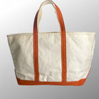 90s LL Bean エルエルビーン / USA製 ヴィンテージ BOAT&TOTE ボートアンドトート ビッグサイズ オレンジ 希少色 幅60cm