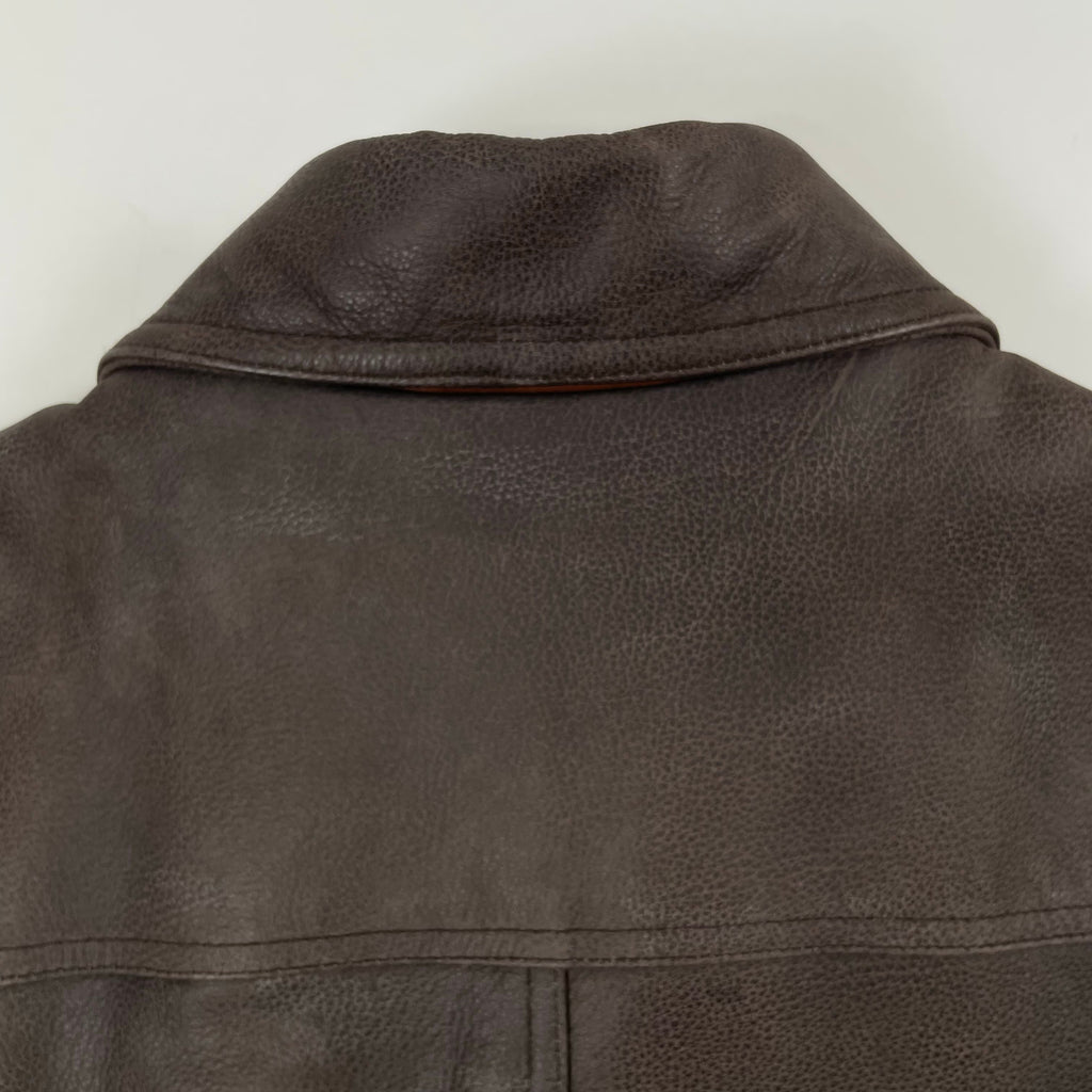 Timberland / 00s カウレザージャケット ダークブラウン SIZE:M