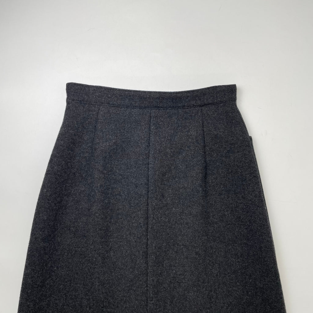 AURALEE / LIGHT MELTON LONG SKIRT 参考定価：48,000+tax SIZE:0