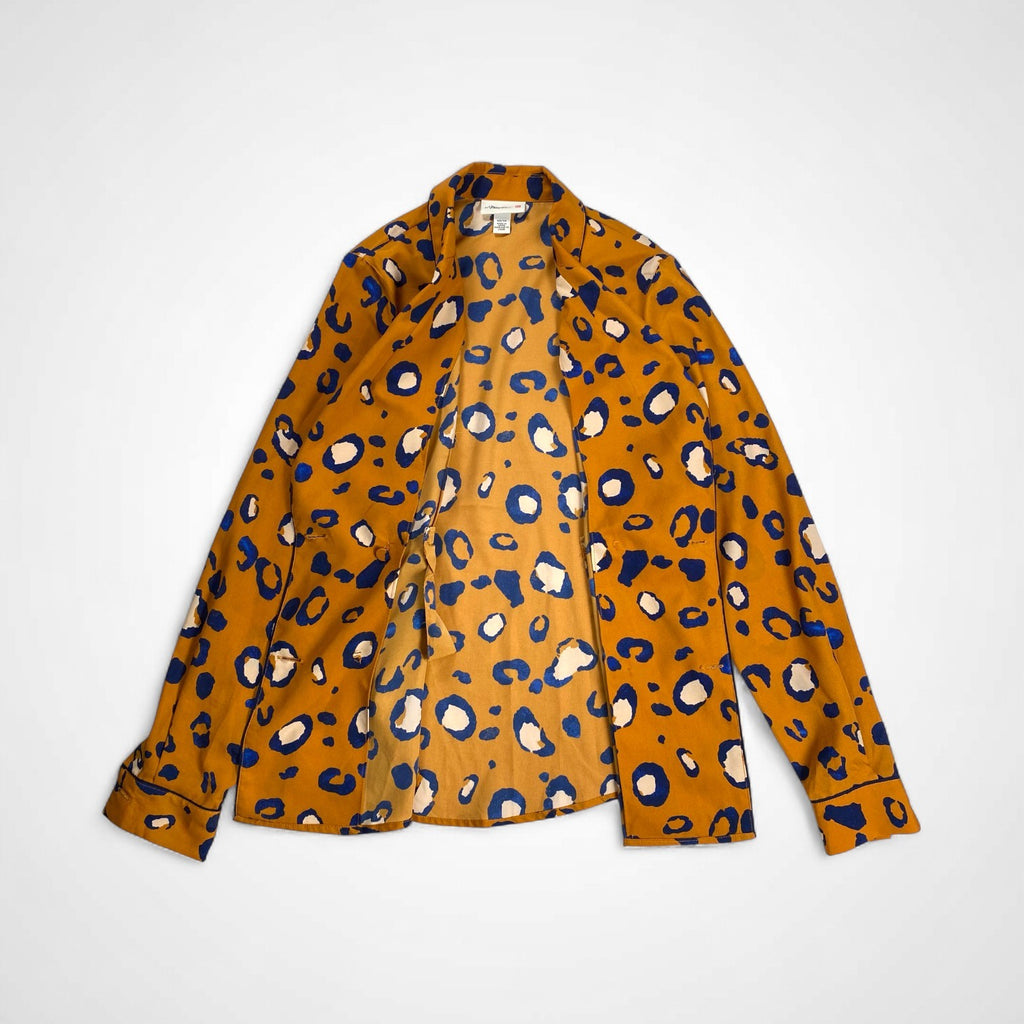 3.1 Phillip Lim スリーワン フィリップリム / アニマル柄パイピングジャケット パジャマシャツ SIZE：XS