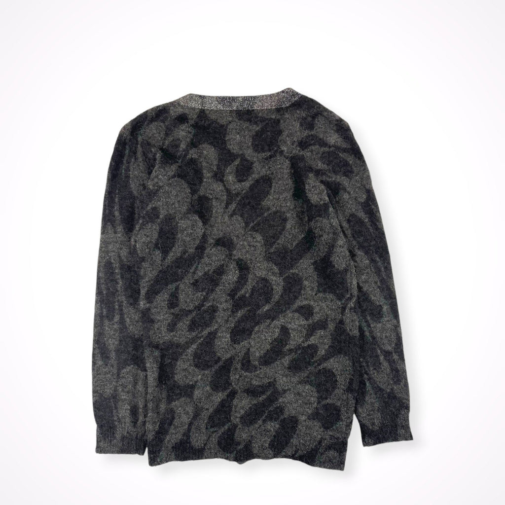 DRIES VAN NOTEN / アルパカMIXレオパードカーディガン 参考定価：150,000程度 SIZE:XS