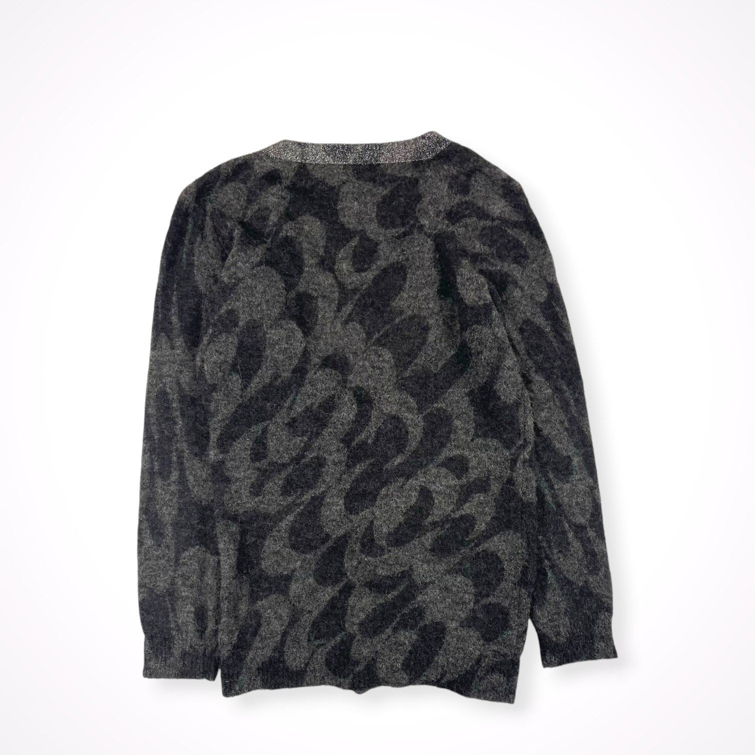 DRIES VAN NOTEN / アルパカMIXレオパードカーディガン 参考定価：150,000程度 SIZE:XS