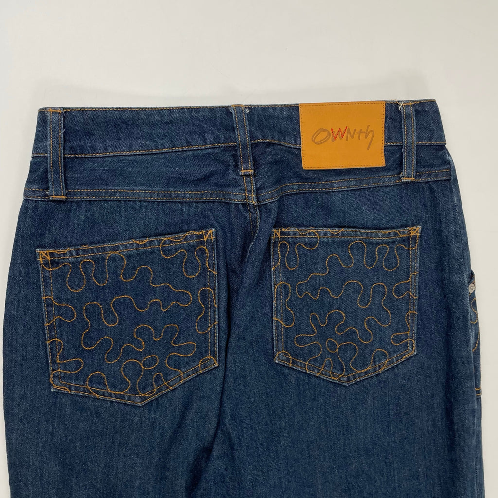 OWNth antiqua / 配色ステッチ デニムパンツ 参考定価：12,000+tax SIZE:S