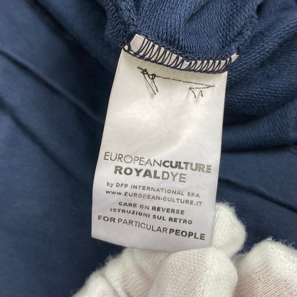 EUROPIAN CULTURE ヨーロピアン カルチャー / ロイヤルダイ ドッキングワンピース 長袖 参考定価：30,000程度 SIZE:S