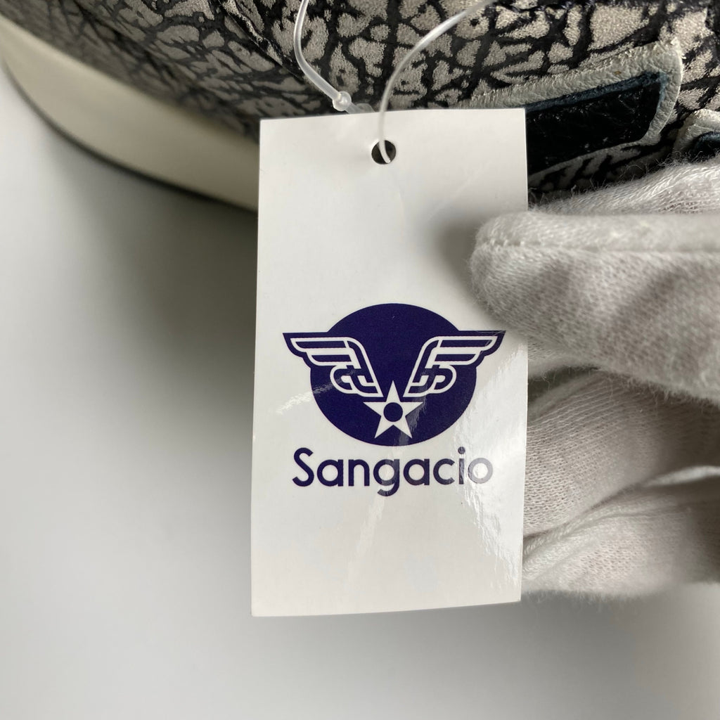 【未使用】 SANGACIO サンガッチョ / ELEPHANT カウレザー スニーカー 100足限定 参考定価：24,500+tax