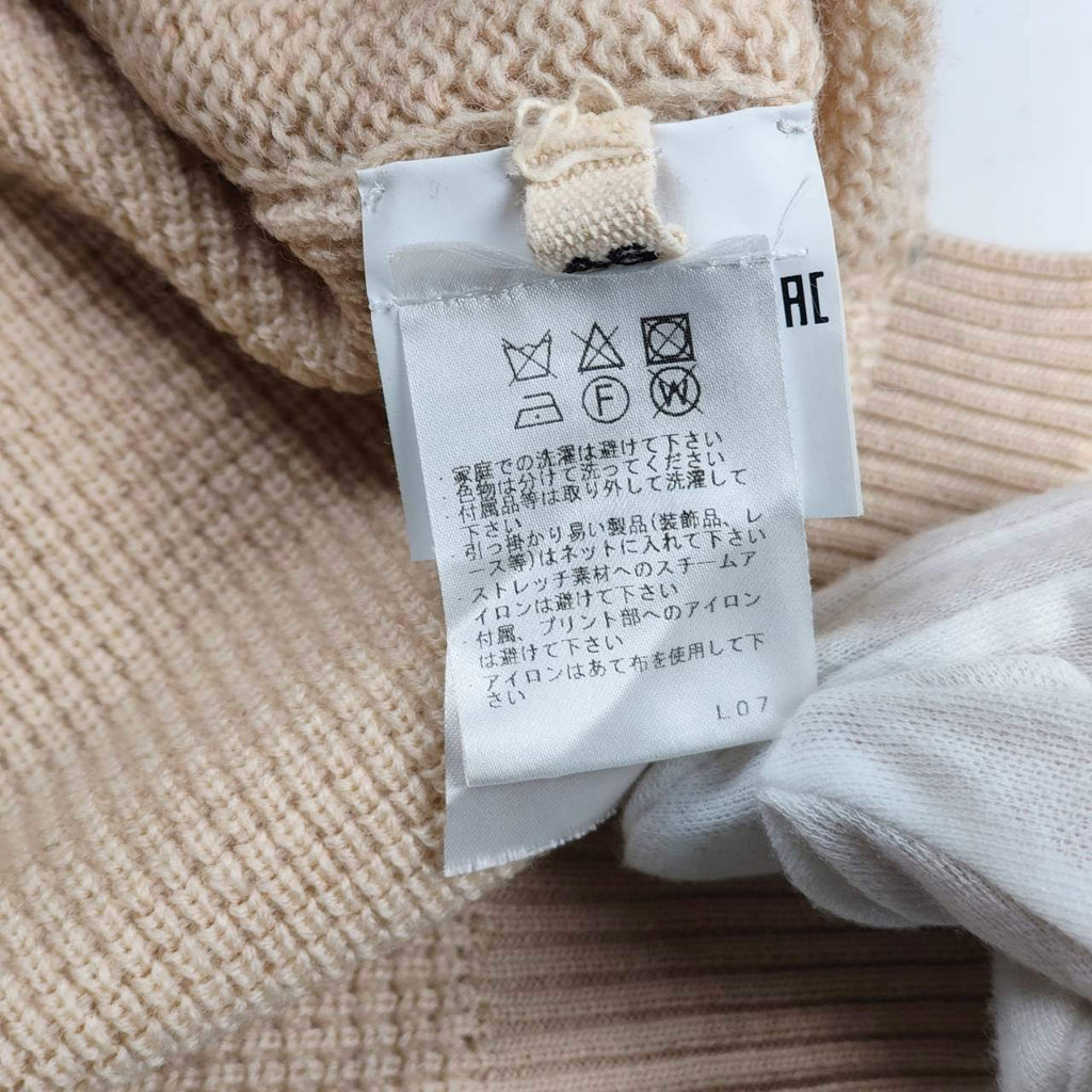 MARNI マルニ / ボーダーデザインガンジーニット 背面ボーダー ウール100％ SIZE:46(M程度)