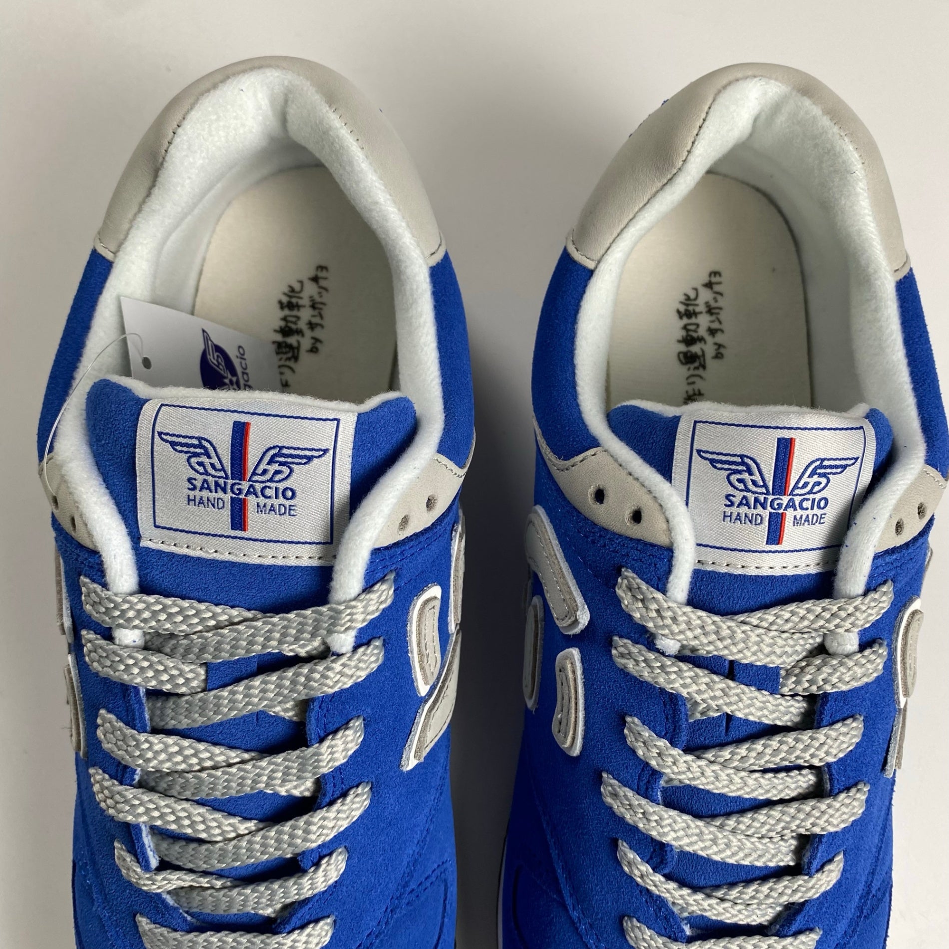 【未使用】 SANGACIO サンガッチョ / LIMITED MODEL 『SKY BLUE』 スエードレザー スニーカー 参考定価：23,000+tax SIZE:27cm