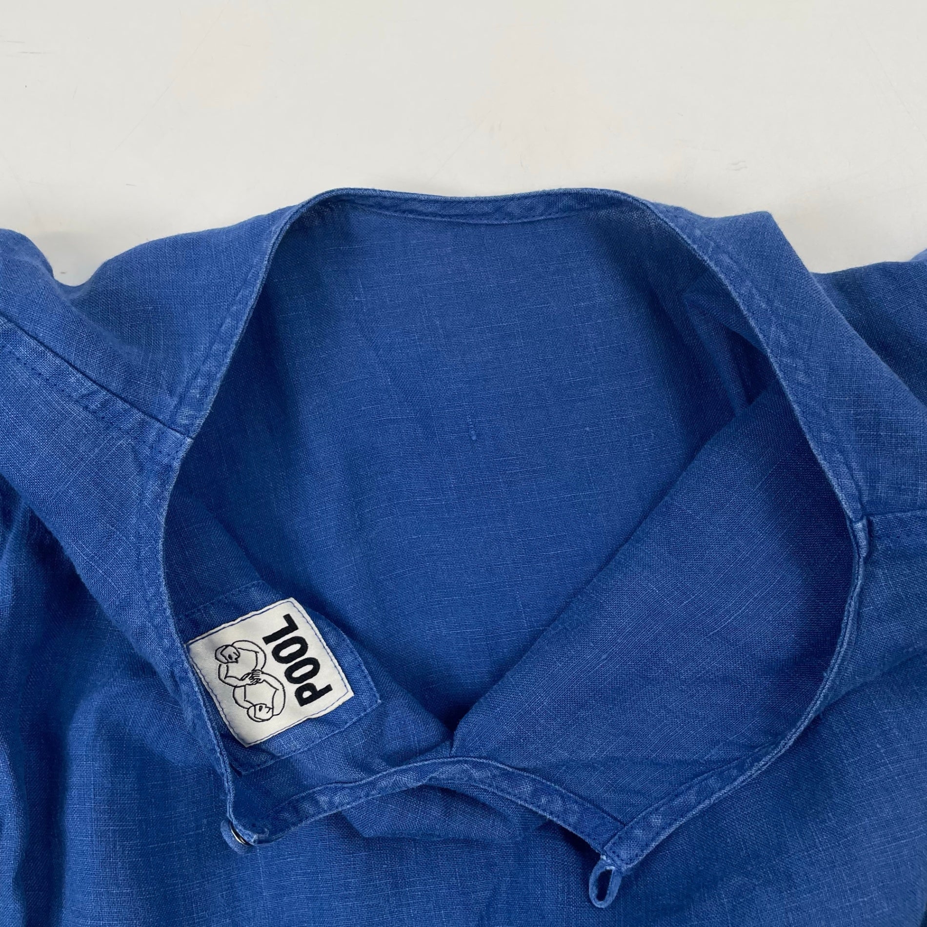 POOL by IDEE / ブルーリネンワンピース 参考定価：12,000+tax