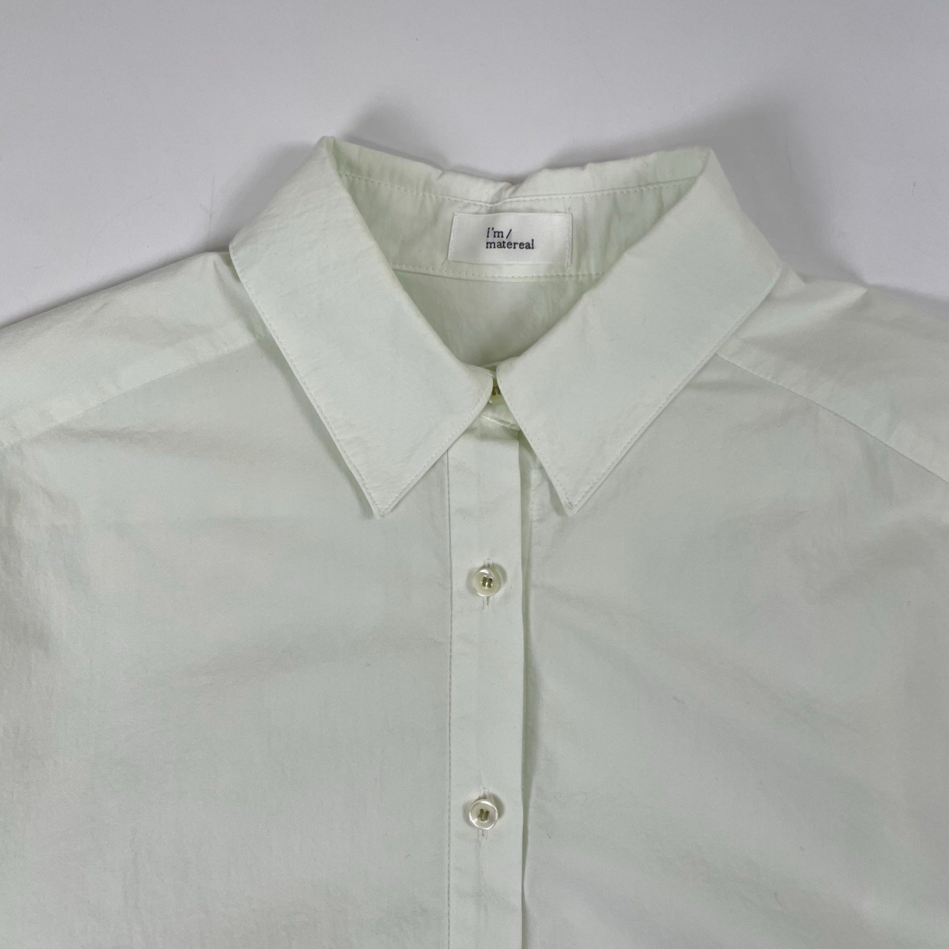 I'm / matereal / short layered shirt ライトグリーン SIZE:FREE