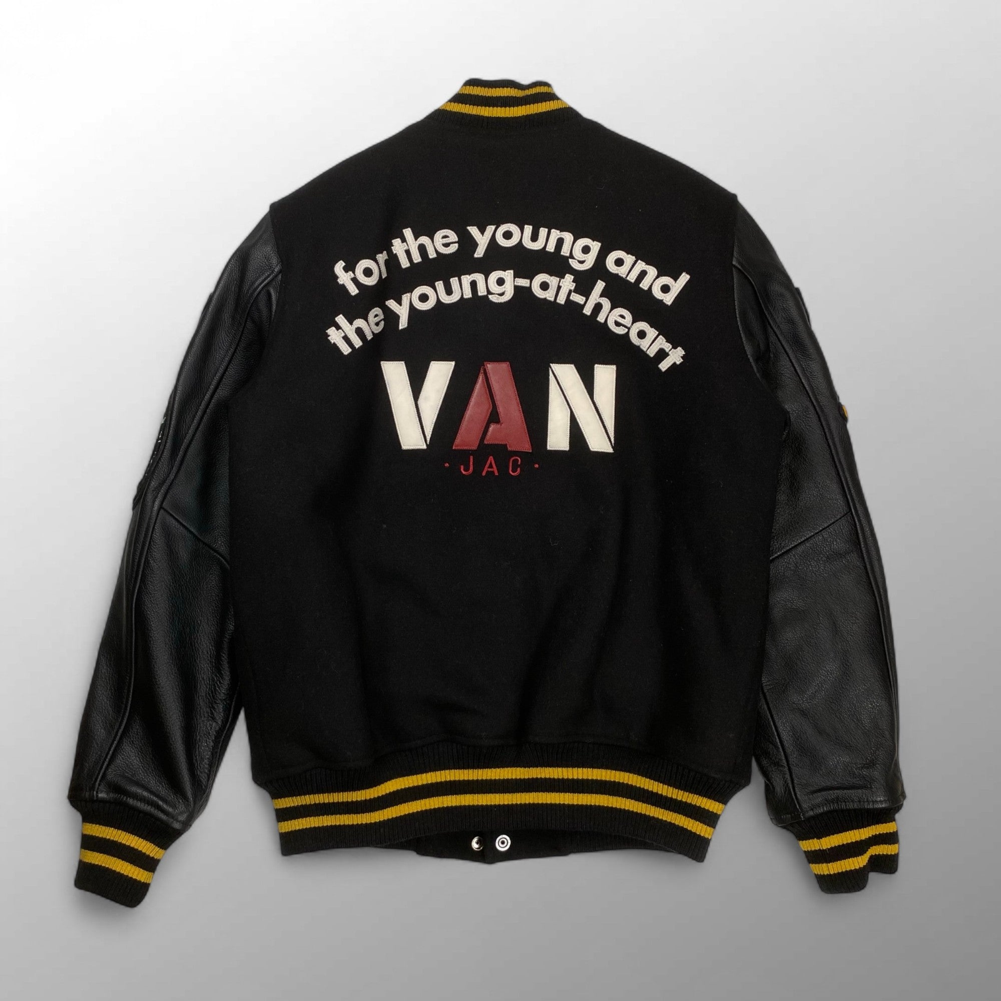VAN JACKET × vanson ヴァンヂャケット バンソン / 70周年 アワードジャケット フルデコ 未使用品 SIZE:M
