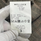 WELLDER / グレンチェック柄 スプリングコート 参考定価：70,000程度 SIZE:3