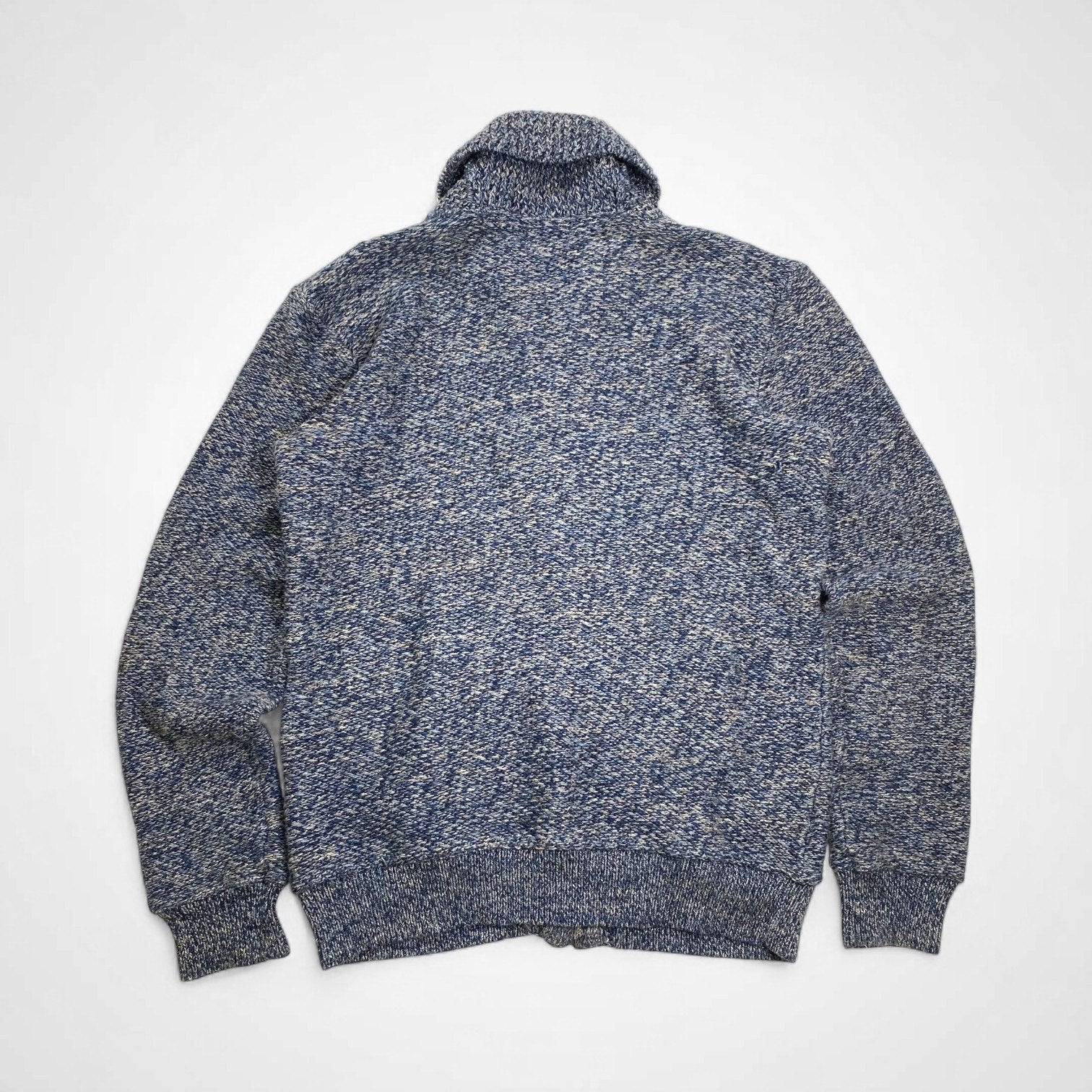 POLO RALPH LAUREN ポロ ラルフローレン / ショールカラー ケーブルニット ジャケット ヨーロッパ限定 参考定価：35,000程度 SIZE:XL(170cm)