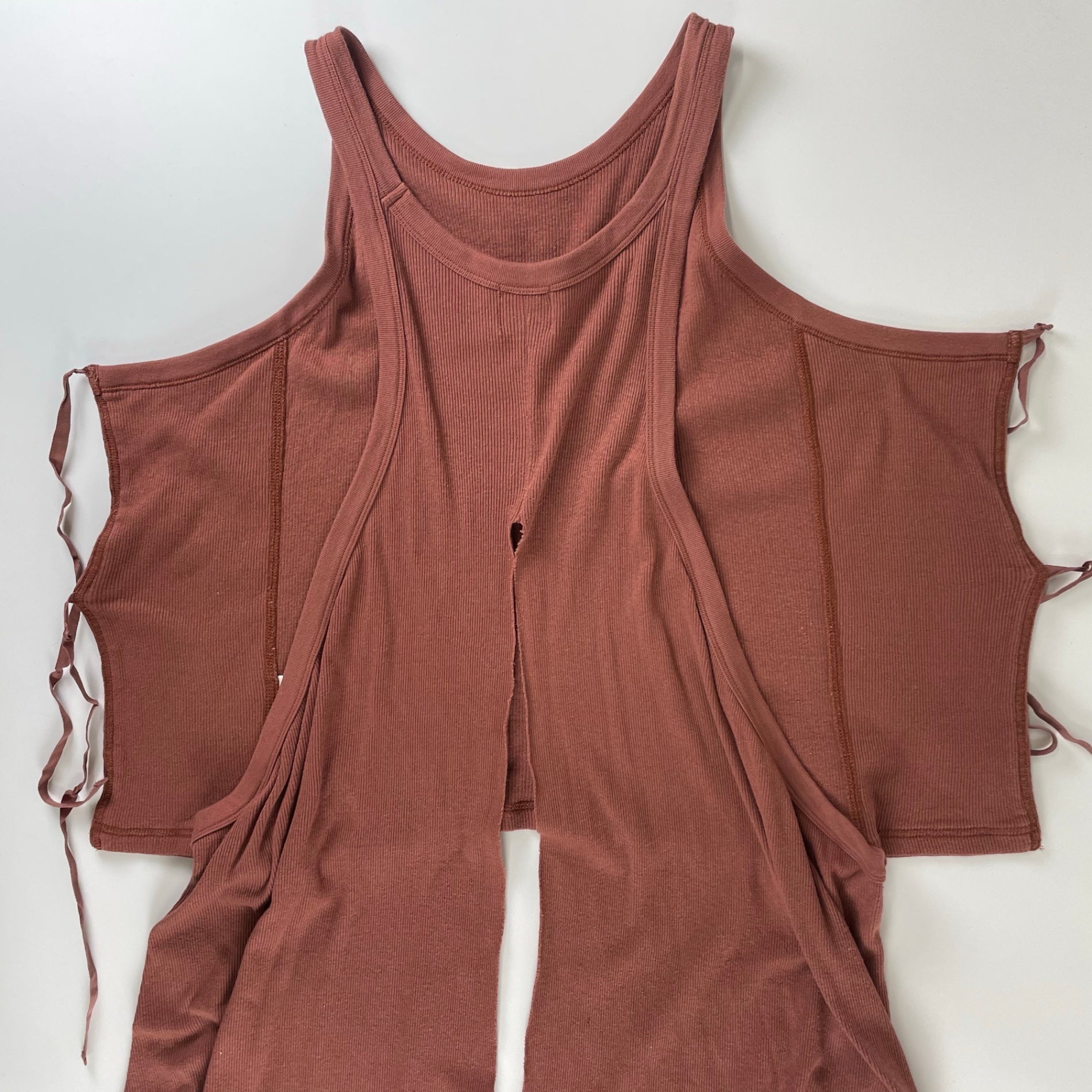 jonnlynx ジョンリンクス / rib tank dress テラコッタカラー 参考定価：18,000+tax SIZE:FREE