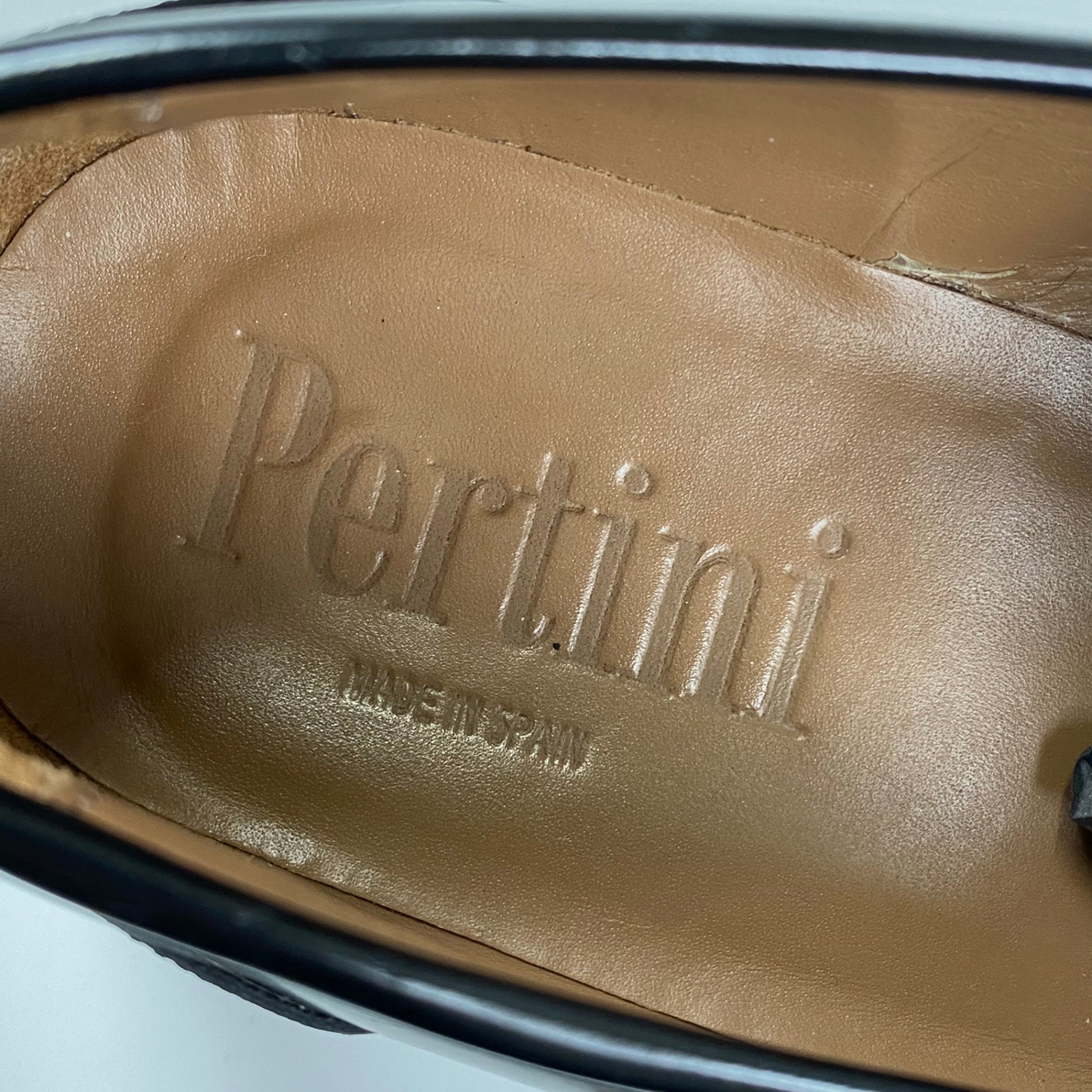Pertini ペルティニ / タッセルローファー ブラック 参考定価：31,000+tax UNITED ARROWS取扱い SIZE:37.5(23.5cm程度)
