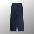 NOBUYUKI MATSUI ノブユキ マツイ / FRAMED PATTERN SLACKS スリット スラックス ネイビー 参考定価：56,000+tax SIZE:3(L程度)