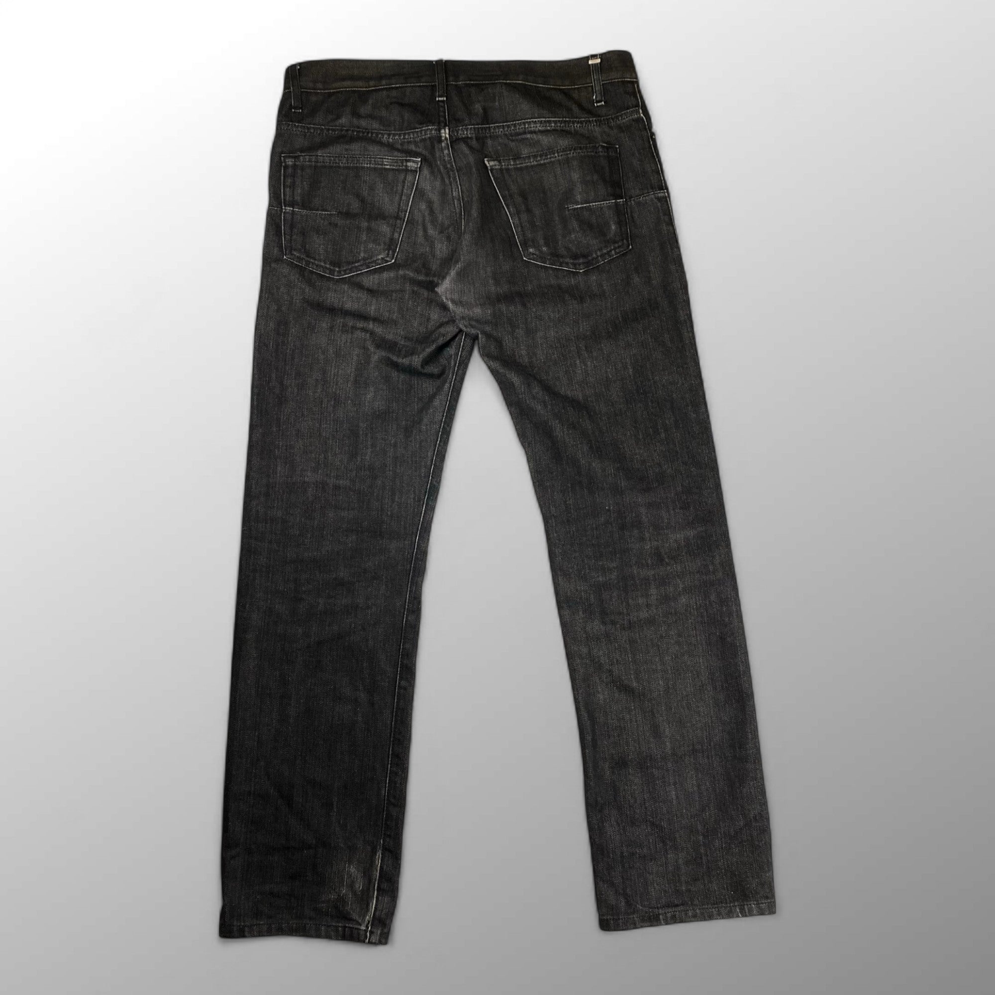 【09AW アーカイブ】 Dior HOMME ディオール オム / CDロゴプレート ブラック デニムパンツ クリス ヴァン アッシュ期 SIZE:W30