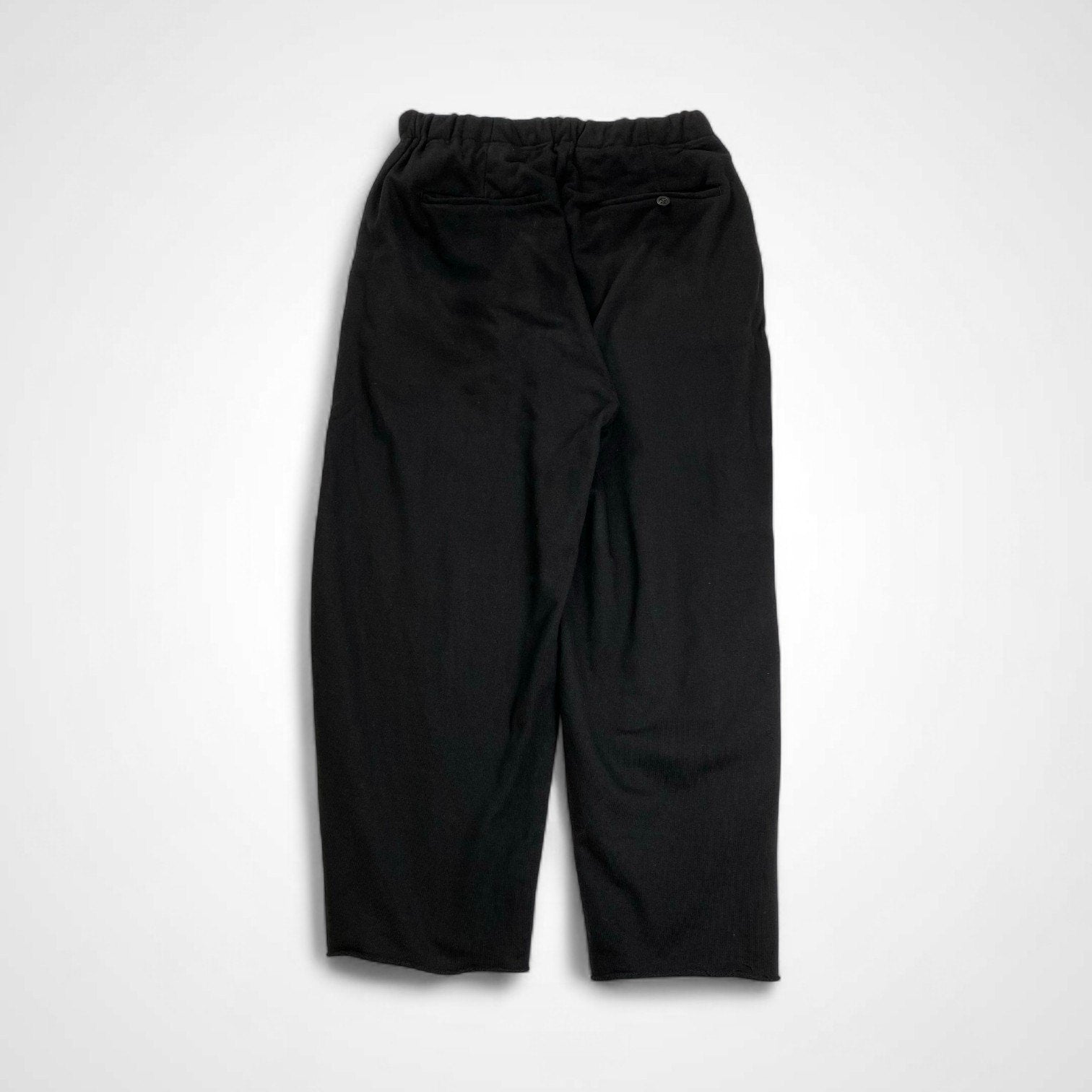 ANCELLM アンセルム / TUCK SWEAT PANTS スウェットパンツ 25AW ブラック SIZE：1