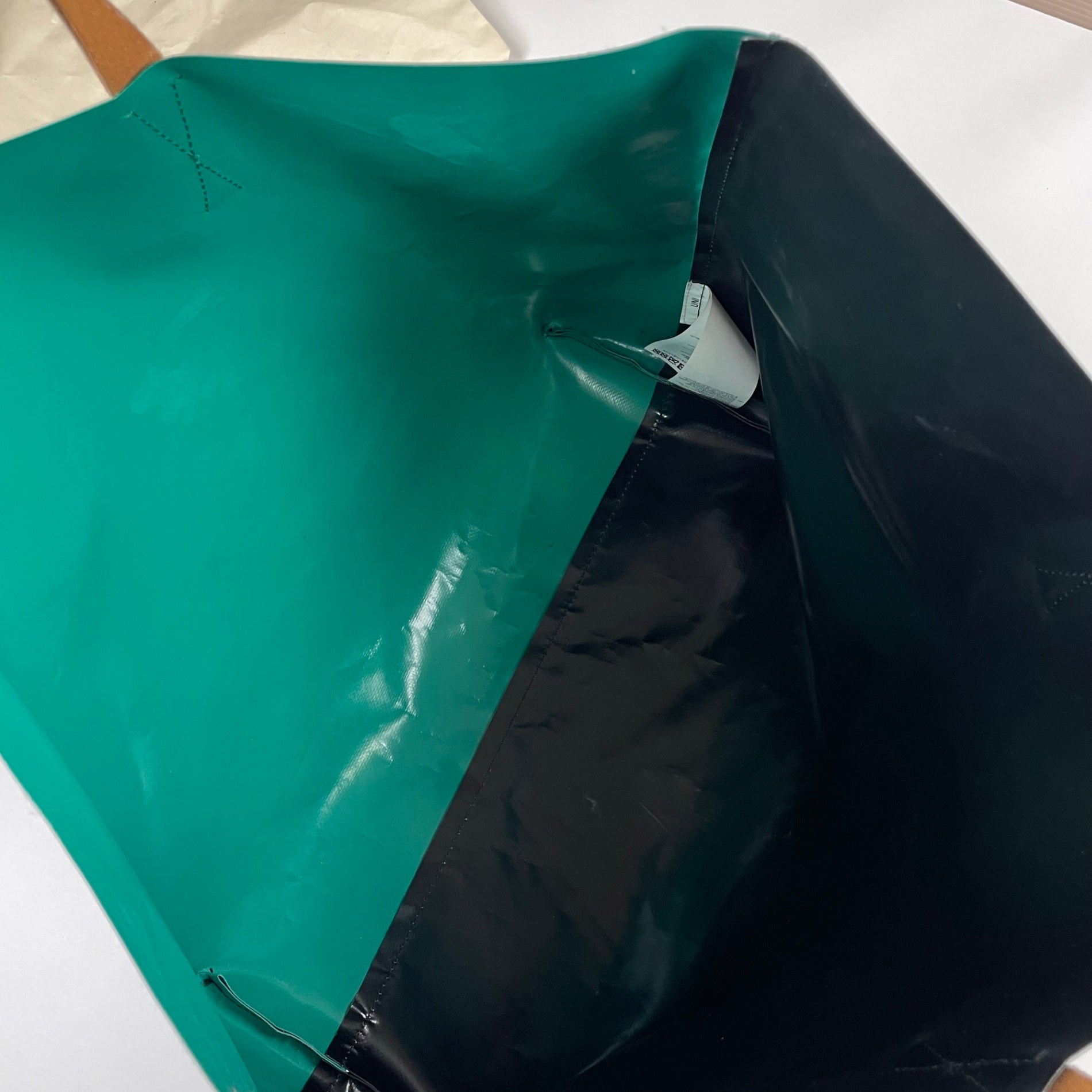 MARNI マルニ / TRIBECAトート トライベッカ グリーン×ブラック 参考定価：45,000+tax