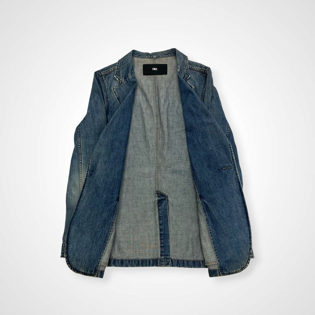 T.M.T ティーエムティー / フェードデニムジャケット インディゴ 参考定価：35,000程度 SIZE:M