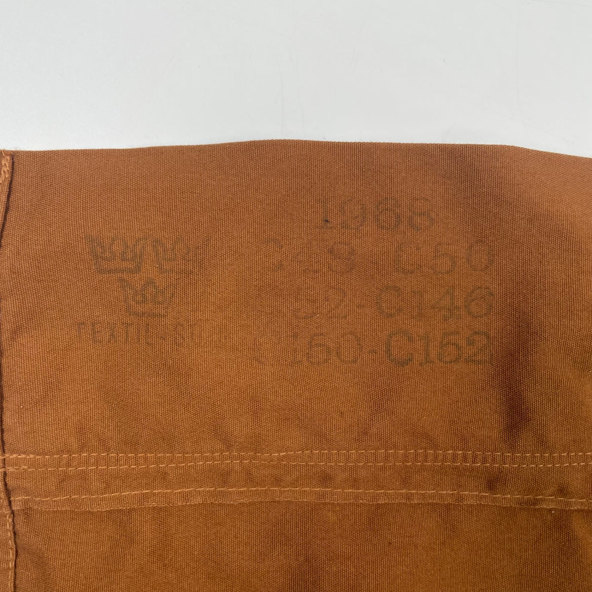 VINTAGE / スウェーデン軍 後染めスノーカモコート ブラウン SIZE:C50