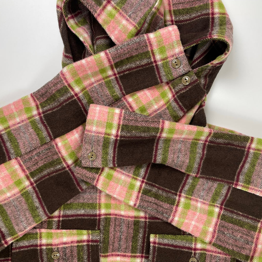 Engineered Garments エンジニアードガーメンツ / CAGOULE SHIRT POLY WOOL PLAID 参考定価：43,000+tax SIZE:S(L程度)