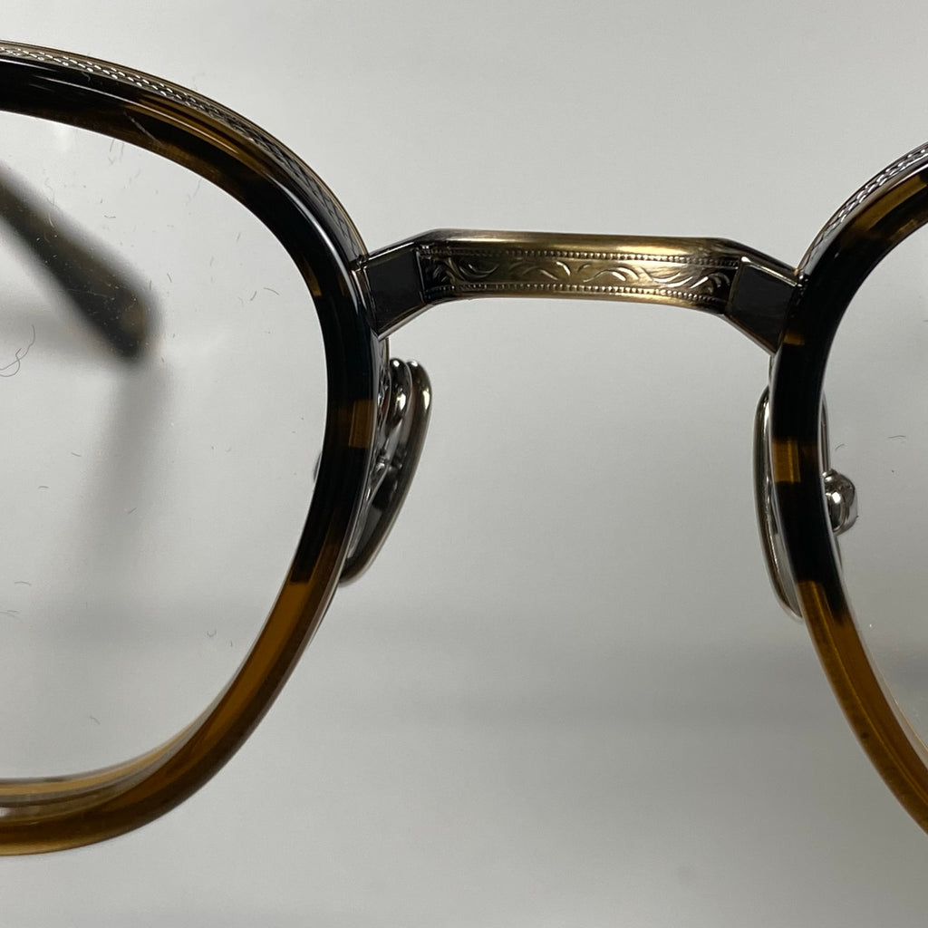 2025年夏発売 金子眼鏡 K18ライン / K18 メタルアイウェア 度なしクリアレンズ KMG-20 参考定価：132,000+tax