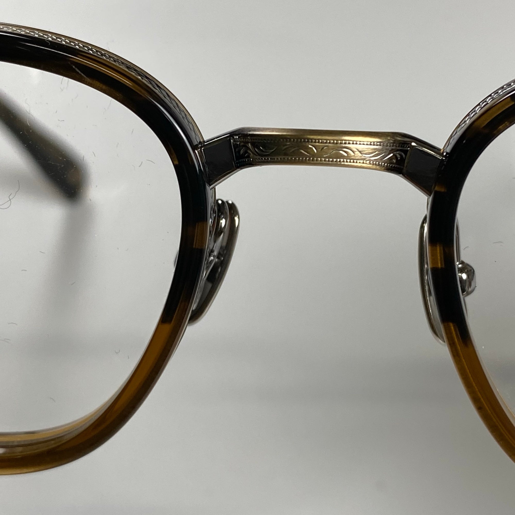 2025年夏発売 金子眼鏡 K18ライン / K18 メタルアイウェア 度なしクリアレンズ KMG-20 参考定価：132,000+tax