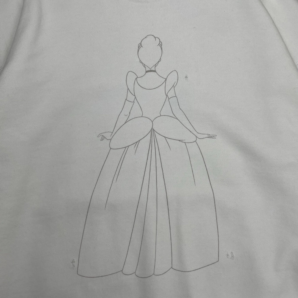 RON HERMAN × Disney ロンハーマン ディズニー / SWEAT PULL OVER "Cinderella" スウェット シンデレラ ホワイト SIZE:S