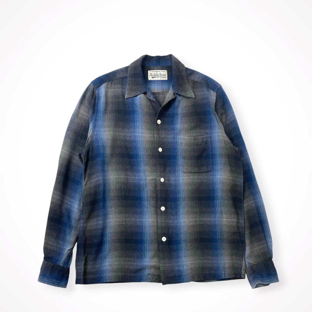 WACKO MARIA / レーヨンオンブレチェックシャツ SIZE:M
