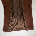JOURNAL STANDARD ジャーナルスタンダード / スーパー140ビーバーVネックコート ブラウン 参考定価：35,000+tax SIZE:S