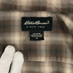 Eddie Bauer / シャドーチェックコットンシャツ SIZE:M