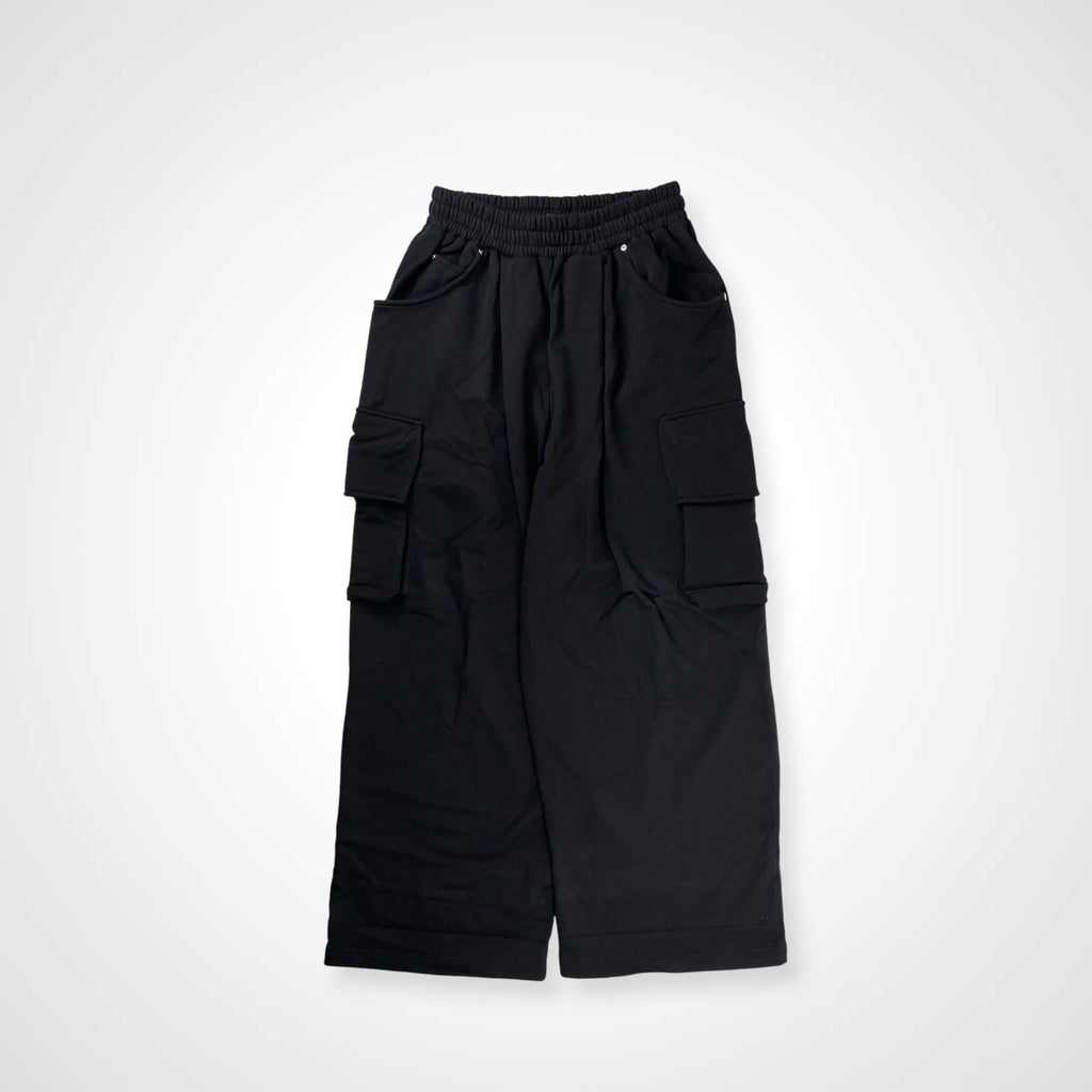 INTODUSK イントゥダスク / スウェットカーゴパンツ ブラック 参考定価：40,000程度 SIZE：S