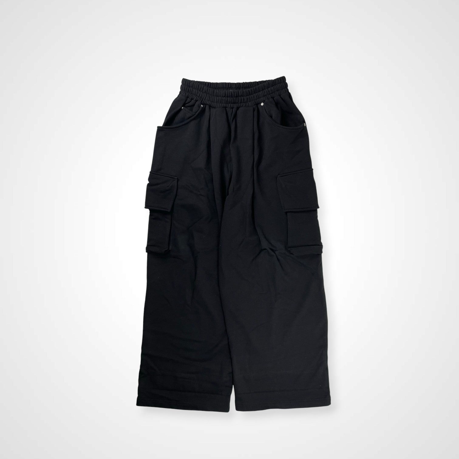INTODUSK イントゥダスク / スウェットカーゴパンツ ブラック 参考定価：40,000程度 SIZE：S