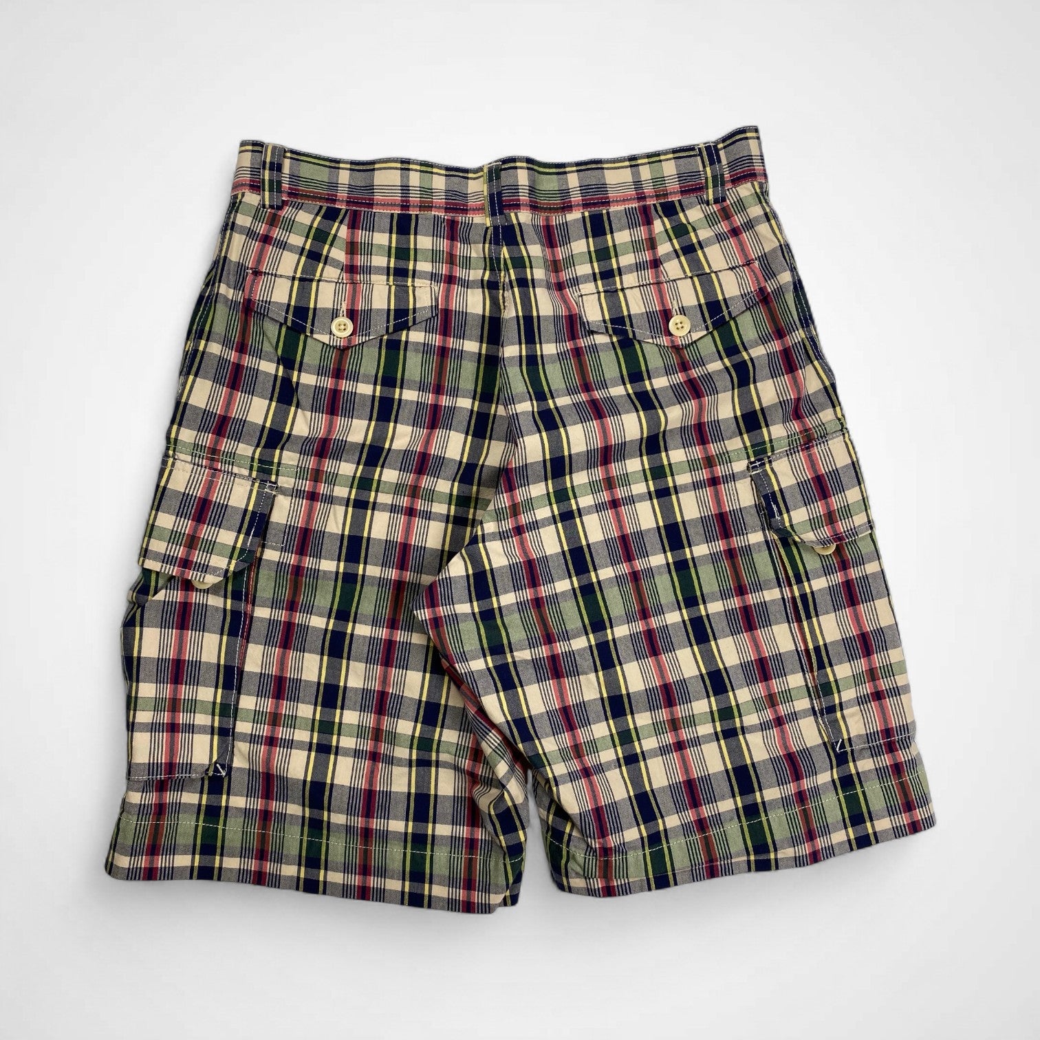 Polo by Ralph Lauren ポロ バイ ラルフローレン / ヴィンテージ マドラスチェック ハーフパンツ SIZE：33