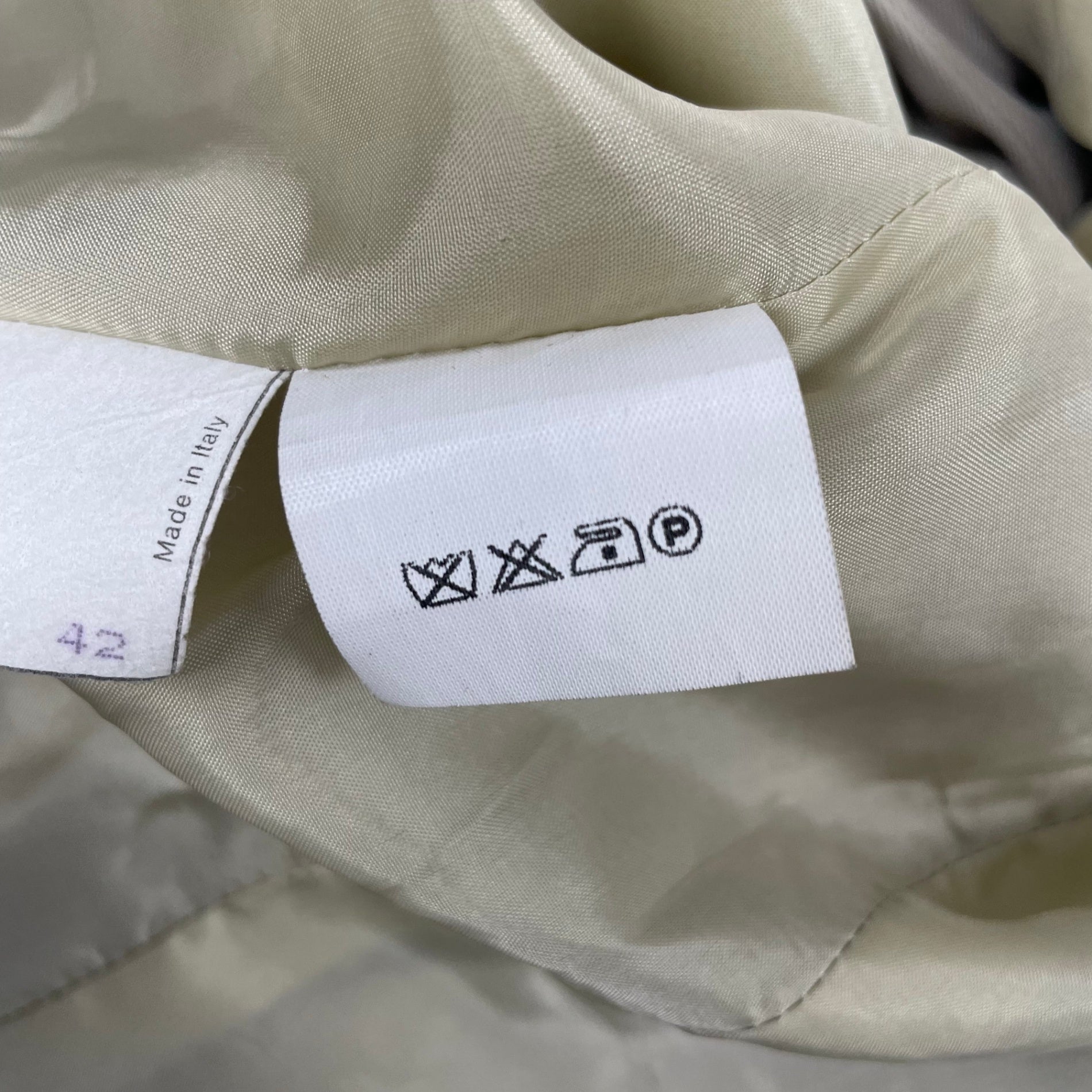 GIORGIO ARMANI / ヴィンテージノーカラージャケット BORGO21製 SIZE:42