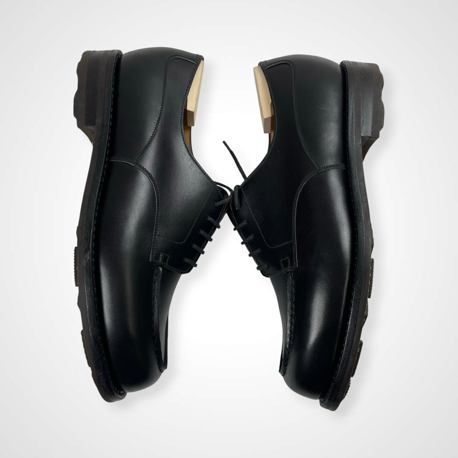 J.M.WESTON ジェイエムウエストン / 「GOLF」 DERBY SHOES ボックスカーフ ブラック 参考定価：160,000+tax SIZE：7/E(27cm程度)