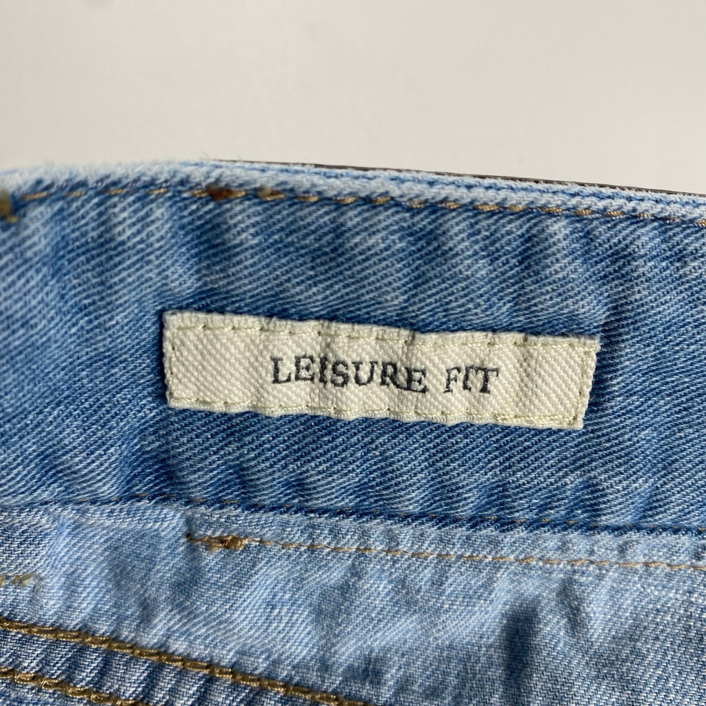 BRUNELLO CUCINELLI ブルネロ クチネリ / エンブレム刺繍 デニムパンツ LEISURE FIT  MADE IN ITALY 参考定価：130,000程度 SIZE:48(M程度)