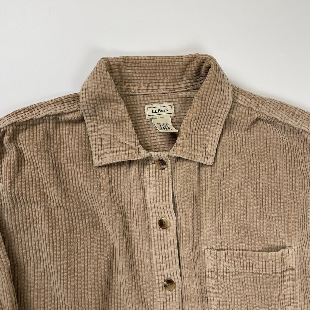 L.L.BEAN エルエルビーン / コーデュロイシャツ ブラウン SIZE：XL