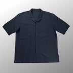 IM MEN ISSEY MIYAKE アイムメン イッセイミヤケ / HYBRID SHIRT オープンカラーシャツ 半袖 ネイビー SIZE:3
