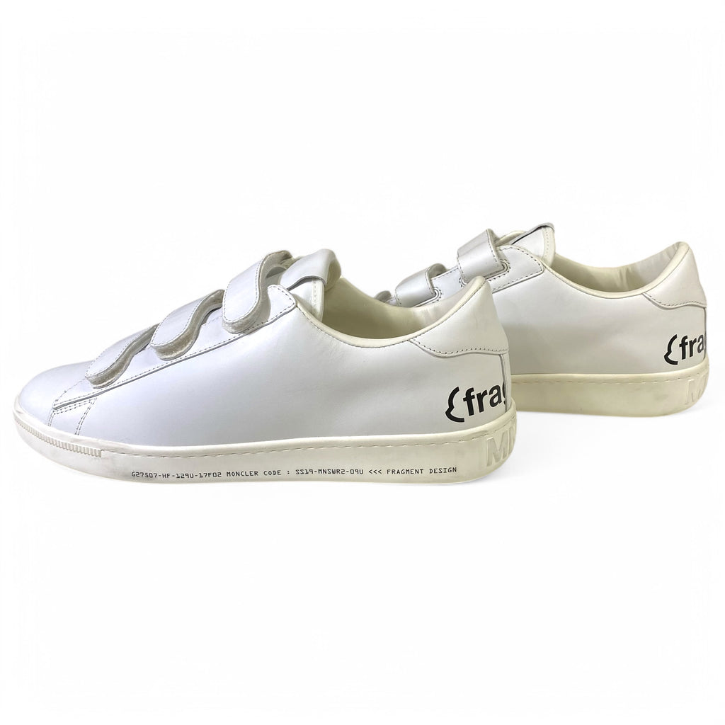 【試着程度、箱・布袋付】MONCLER モンクレール fragment design ベルクロ レザー スニーカー 藤原ヒロシ