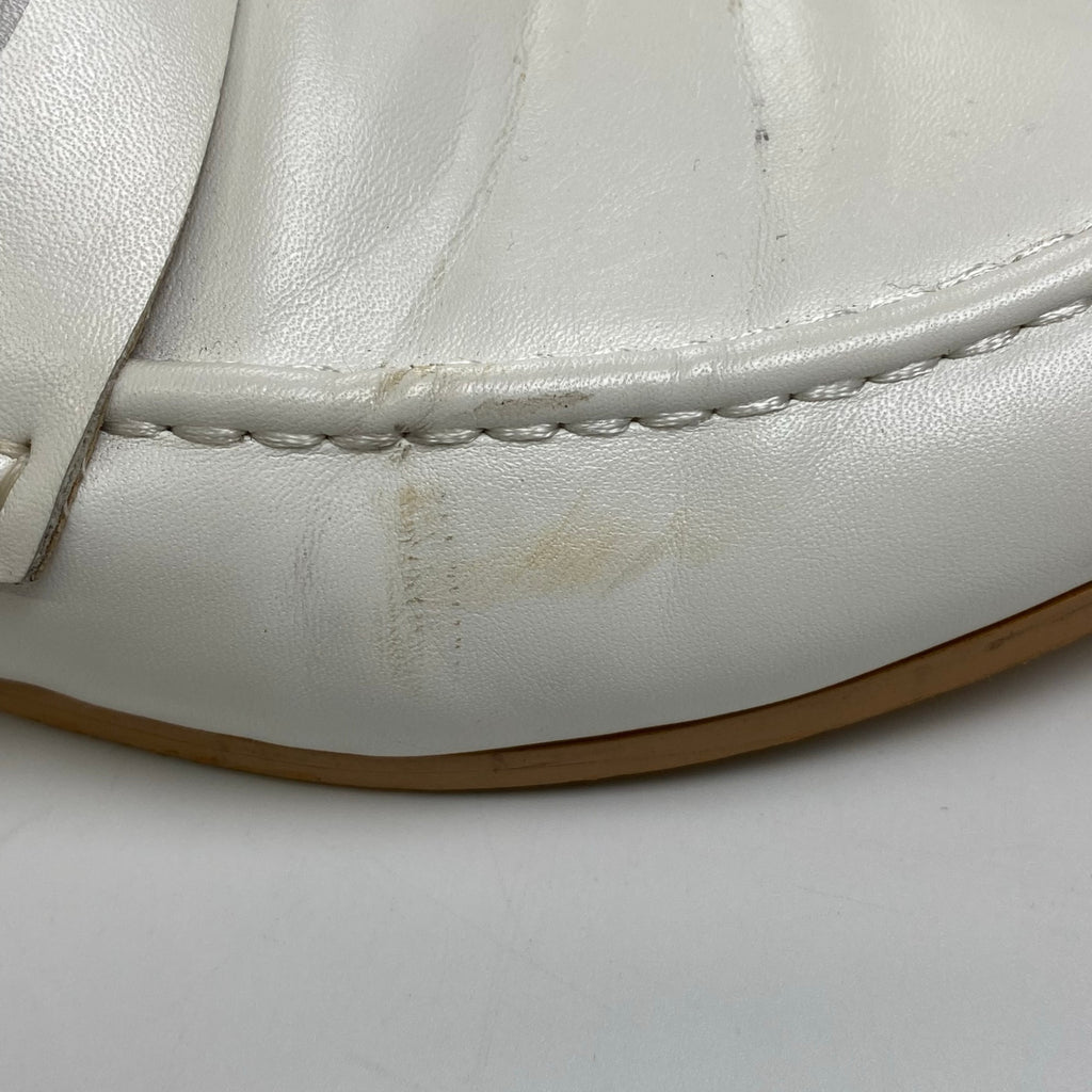 un/neu アンノイ / コインローファー ホワイト SIZE:M